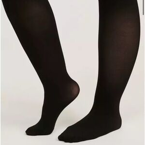 NWT Torrid Black Control Top Microfiber Tight